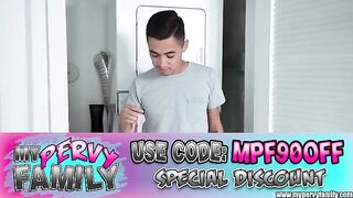 Stepsis asks stepbro to stop cleaning so he can fuck her - Ameena Green - MyPervyFamily