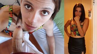My ex-girlfriend is crazy and she came back to get her clothes and fuck me
