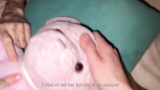 Hard sex with an 18-year-old virgin and a big penis