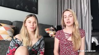 An amateur girl was having fun with her girlfriend, capturing every moment on camera
