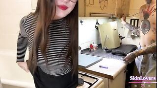 A girl lifted the mood of her bored student with rough sex