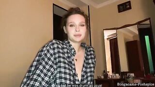 A cute girl fucks with her husband's best friend in a steamy scene