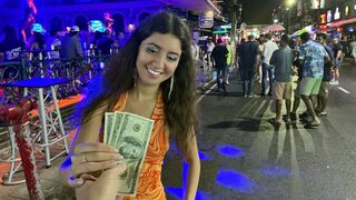 Brought a girl from the street, and fucked her in anal for money