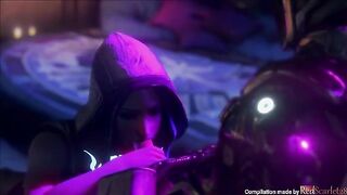 The best animated porn with Borderlands characters, made in Blender SFM style