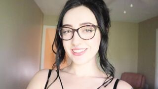 The girl read hysterical literature and tried not to cum during the challenge