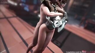 Overwatch Tracer 2021 compilation with sound - RedScarlet28
