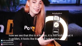 500K! Unboxing and Oral Creampie gift from Pornhub, featuring MollyRedWolf’s intense POV action and oral creampie finishes that leave an unforgettable taste