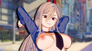 Chainsaw Man Power Hentai 3D is a must-see for fans of intense anime