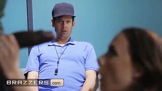 The coach gave Davin King the opportunity to fuck his wife Chanel Preston before a big match