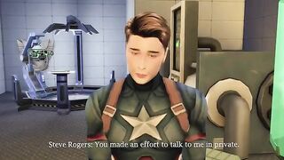 Agent Carter checks Captain America’s balls in this hot scene