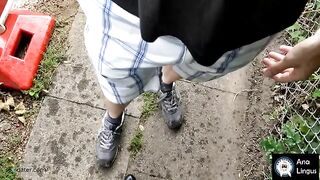 A first night sex with a stranger from a dating site, ending with a cumshot