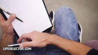 Sporty babe Veronica Leal gets banged by casting director