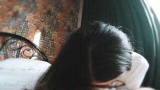 Asian Tik Tok girl Nastystuf looks like a teacher, fucks sweetly in ass