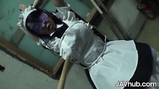 Busty Yui Satonaka gets her pussy railed by a group of horny Japanese studs