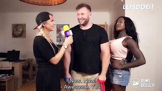 Ebony pornstar Josy Black fulfills the wildest fantasies of her fan in a steamy encounter