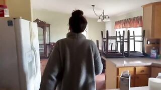 A couple tries to negotiate with the pregnant landlord, but things get heated