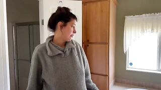 A couple tries to negotiate with the pregnant landlord, but things get heated