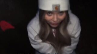 The slutty girl gets fucked by guys for joining the skaters gang