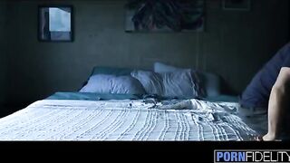 Redhead Lacy Lennon gets her pussy railed on Pornfidelity