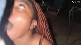 Ebony teen needs anal sex immediately, so stop what you're doing and fuck her asshole like a slutty daddy
