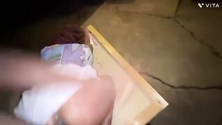 Ebony teen needs anal sex immediately, so stop what you're doing and fuck her asshole like a slutty daddy