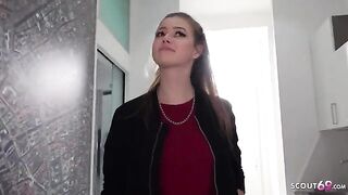 I picked up this petite teen Olivia Sparkle for a casting session - she’s desperate for fame!
