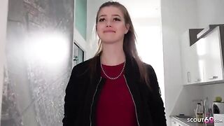 I picked up this petite teen Olivia Sparkle for a casting session - she’s desperate for fame!