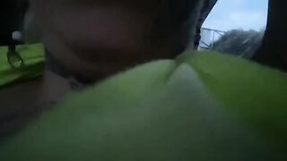 Katty Blake gets her pussy full of cock while moving in a car through the streets of Bucaramanga