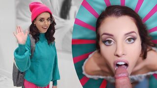 Good-looking stepsister Lila Love got her boobs developed