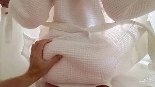 My juicy ass seduced my stepbrother again, and he couldn’t resist!
