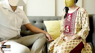 Petite 18-year-old Saanvi Bahl gets her pussy destroyed by her stepdad