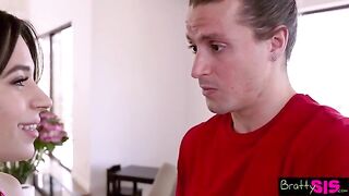 Stepsister Aria Valencia confesses her impulse control issue to stepbrother