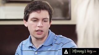 A busty mom Nina Elle gets her pussy railed by a big-dicked stepson