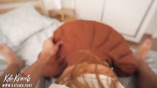 Nerdy girl with glasses gets fucked and facialized hard