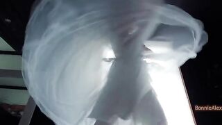 A guy found a wedding dress and fucked the bride