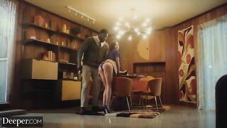 A college girl seduced her nice tutor in a steamy scene
