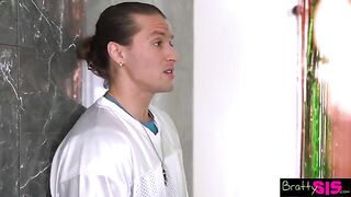 Lulu Chu wants to taste stepbrother's cum, but he's not sure about swapping