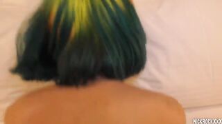 Rainbow teen slut fucked hard and deep on her 18th birthday