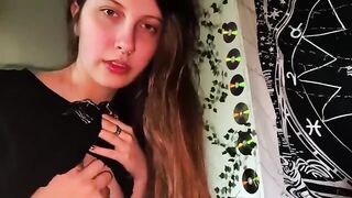 Russian stepsister gets fucked while her GF is on PC