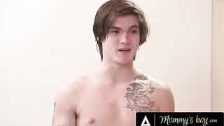 The pervert stepson wants to explore his sexy MILF Crystal Rush in a daring way