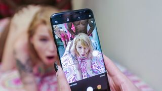 Four cute sorority girls are taking a hardcore interracial initiation with BBC