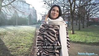 A beautiful biology student, Lena Coxx, meets a stranger and gets intimate