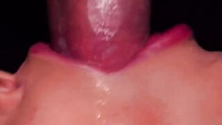 The best blowjob with a condom milking scene you’ve ever seen!