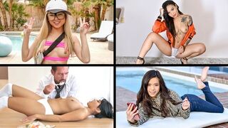 A compilation of tiny Asian beauties getting fucked hard in this hot video
