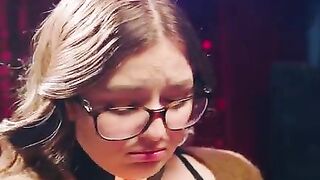The timid Leana is tied up and fucked by the dominant Maximo