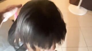 The Italian guy fucks the petite teen with small tits hard