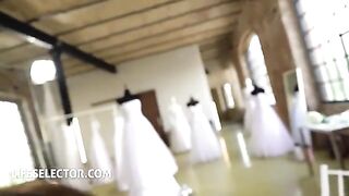 First-time sex with a big-breasted bride in POV style
