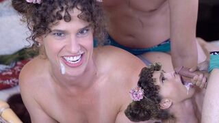 The first experience of anal sex with a girl who looks like a real slut