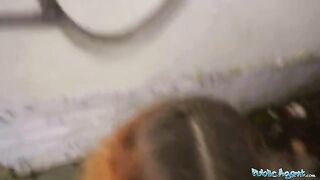 Public Agent: Tight Spanish babe gets fucked behind her husband’s back for cash