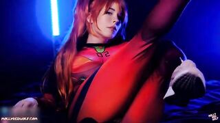 Asuka Langley gets her pussy filled with sticky sperm